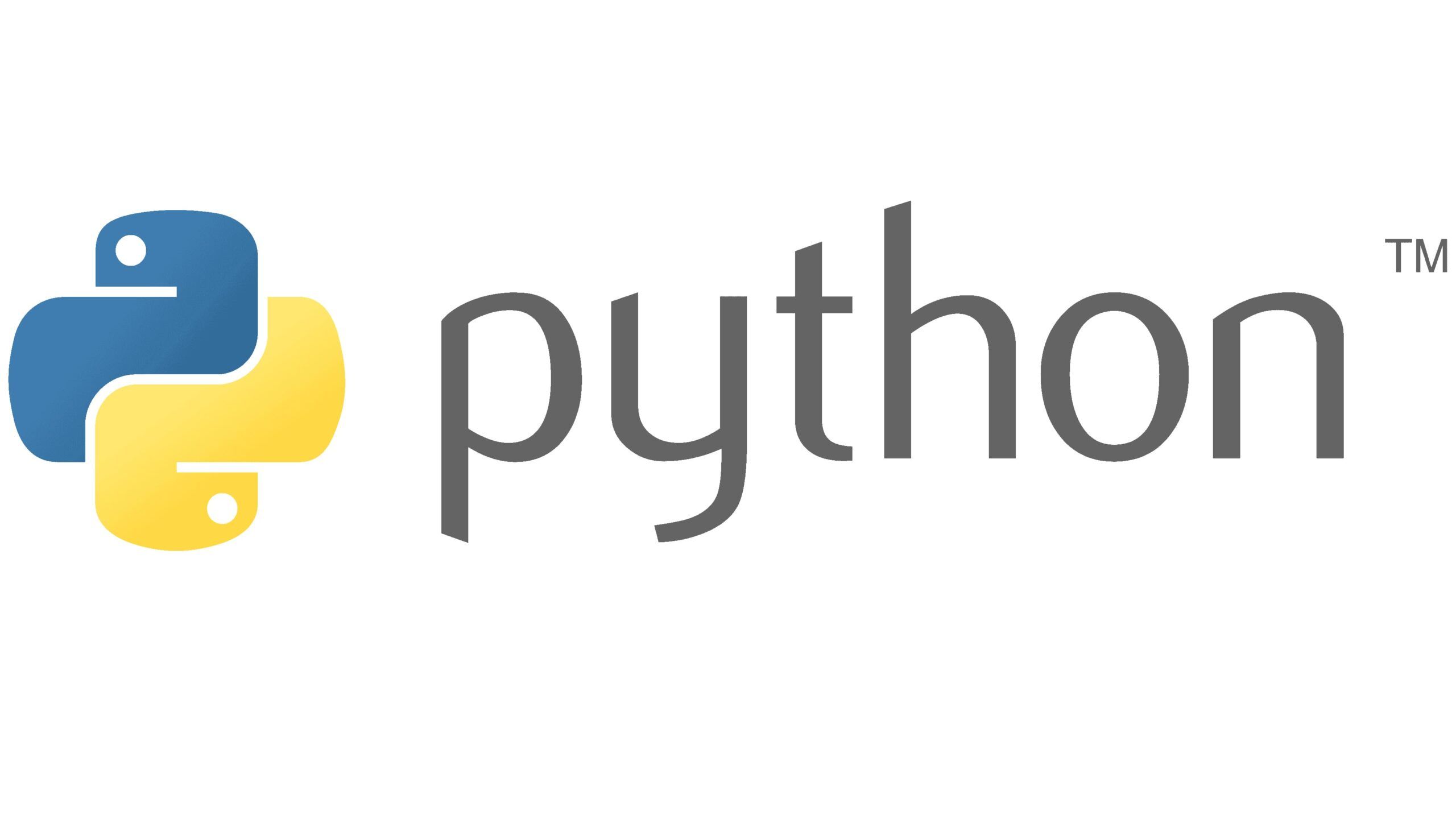 Python logo representing Python software development and backend programming