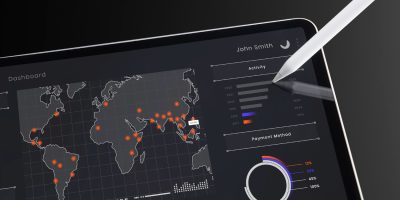 Digital dashboard displaying global compliance metrics, regulatory activity and worldwide reporting analytics.