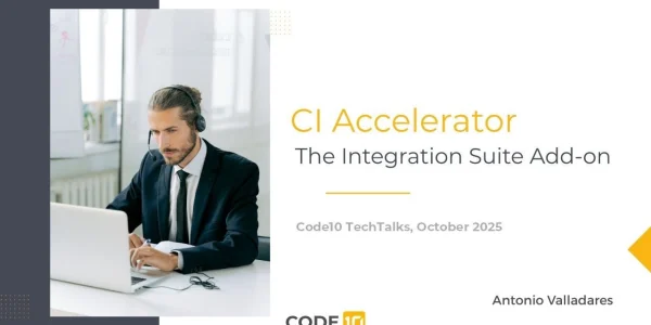 CI Accelerator - The SAP integration suite add-on