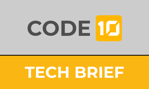 Resumen técnico del logotipo de Code10