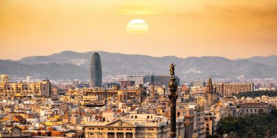 Barcelona skyline representing FacturaE electronic invoicing compliance in Spain