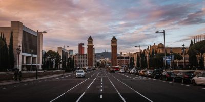 Barcelona skyline representing SII real-time VAT reporting system in Spain