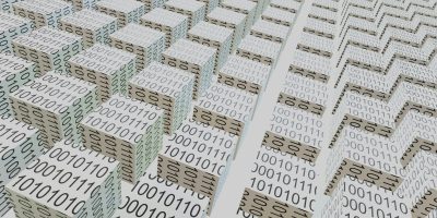 Digital data blocks representing structured financial information for SAF-T reporting in Bulgaria.